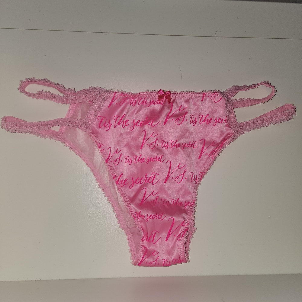 NWOT Victoria's Secret Satin Pink Cheekini